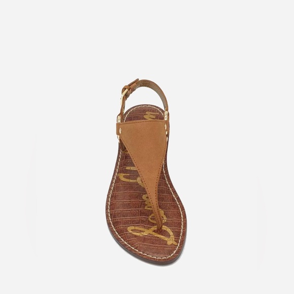Sam Edelman Brown Suede Greta Thong Sandals Women’s Size 6 - Picture 1 of 7